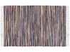 Teppich Baumwolle hellbunt 160 x 230 cm Kurzflor DANCA_849410