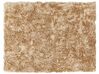 Faux Fur Bedspread 150 x 200 cm Light Brown DELICE_840337