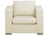 Sofa Set Leder beige 6-Sitzer HELSINKI_704045