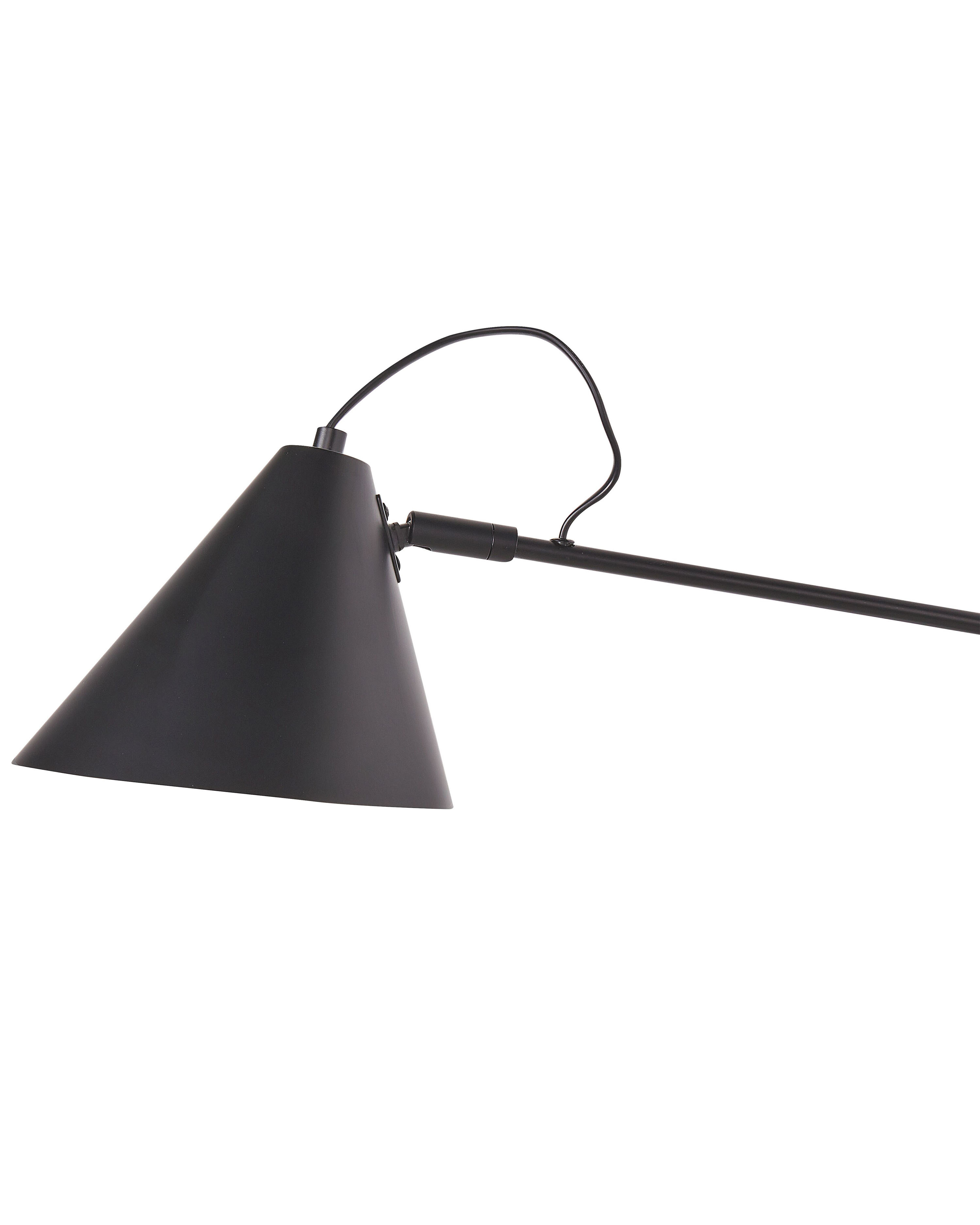 Nástenná kovová lampa s 2 tienidlami čierna MANDIRI_884165