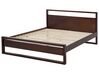 Bed hout donkerbruin 180 x 200 cm GIULIA_752754
