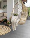 PE Rattan Hanging Chair with Stand Natural CASOLI_803318