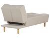 Fabric Chaise Lounge Beige ALSTEN_806865