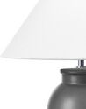 Lámpara de mesa de cerámica negro/blanco 52 cm PATILLAS_844178