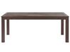 Zahradní stůl z eukalyptového dřeva 180 x 100 cm tmavě hnědý TUSCANIA_812760
