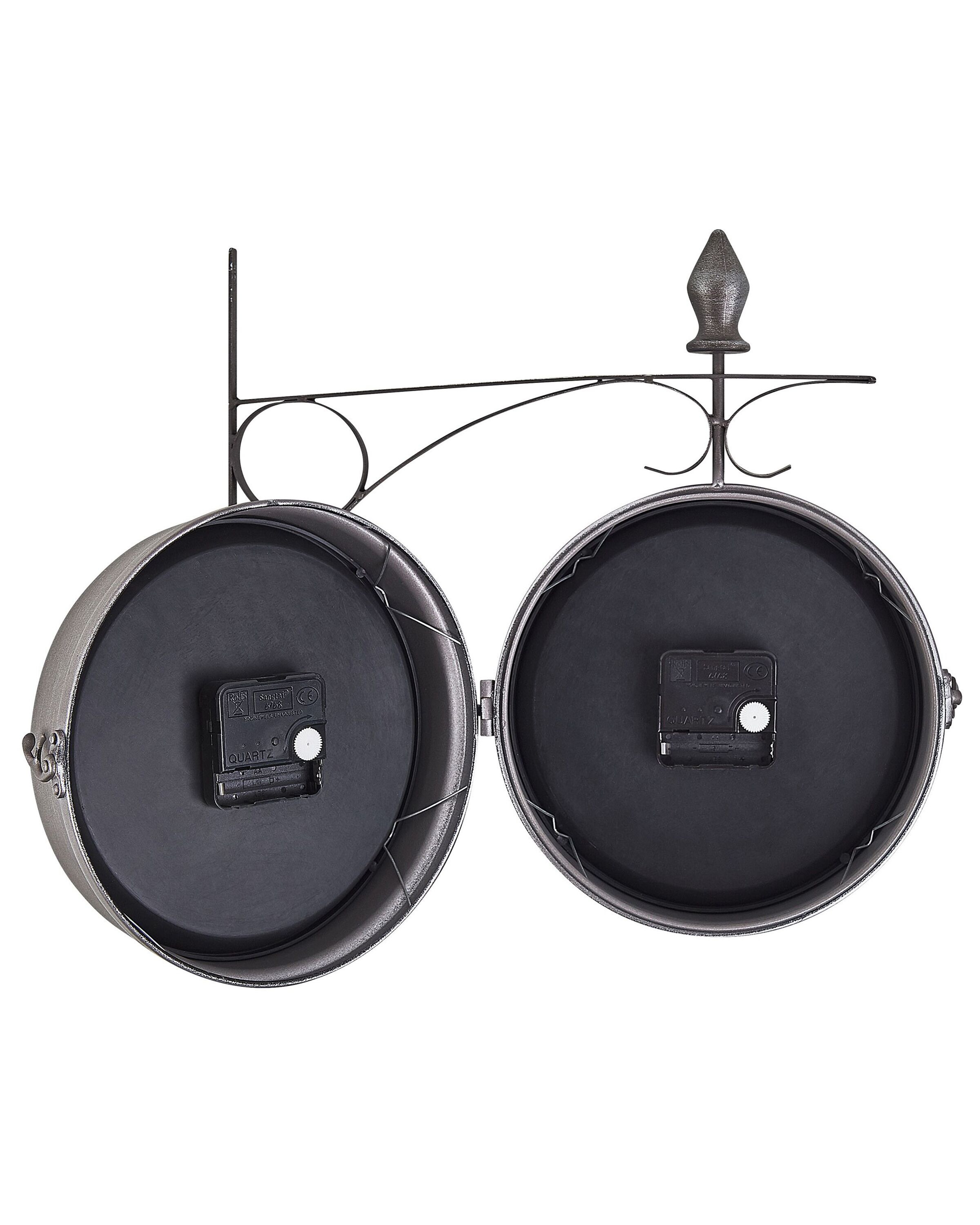 Zegar ścienny ø 22 cm srebrno-biały ROMONT