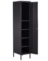 Metal Storage Cabinet Black FROME_811951