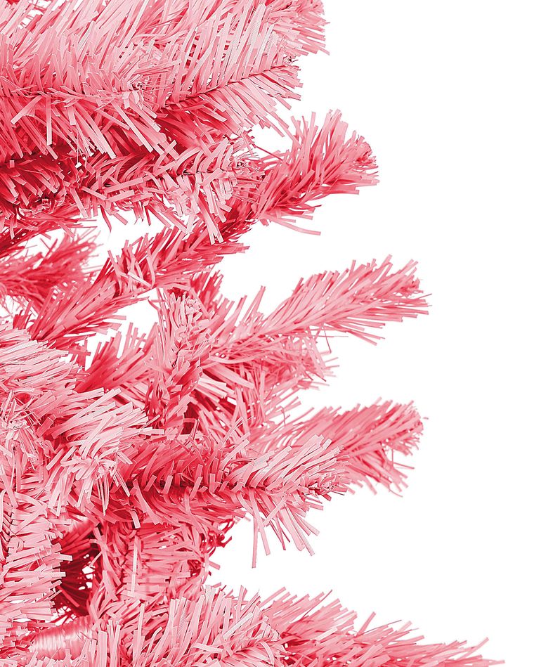 Albero di Natale decorato sfere rosa Foto stock Albero di Natale decorato sfere rosa Foto stock