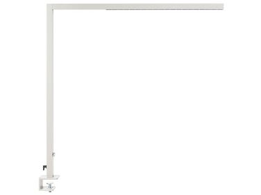 Metal LED Clamp-On Desk Lamp Silver VOLANS