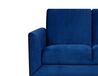 Sofa 2-osobowa welurowa niebieska FENES_730317