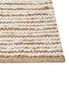 Teppich Baumwolle beige / weiss 200 x 300 cm BARKHAN_870008