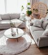 Sofa Set Samtstoff beige 5-Sitzer RONNEBY_800793