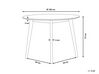 Dining Table ⌀ 100 cm White ROXBY_792012