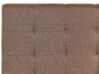 Bed met opbergruimte stof bruin 160 x 200 cm LA ROCHELLE_833013