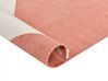 Teppich Baumwolle mehrfarbig 160 x 230 cm geometrisches Muster Kurzflor NIZIP_842815