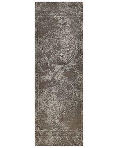 Ковер хлопок 60 x 180 см коричнево-серый BEYKOZ
