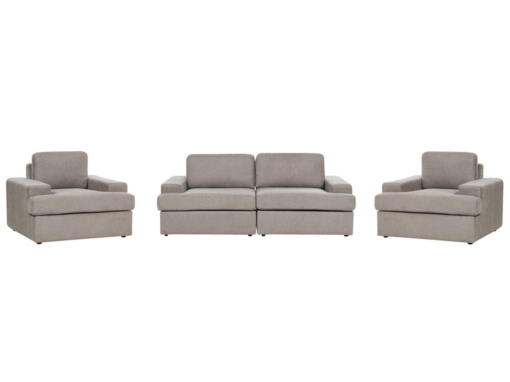 Taupe living top room set