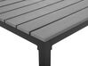 Puutarhapöytä alumiini harmaa/musta 95 x 95 cm PRATO_741544