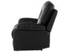 Faux Leather Manual Recliner Chair Black BERGEN_681445