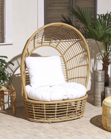 Rattan Basket Chair Natural LIDO
