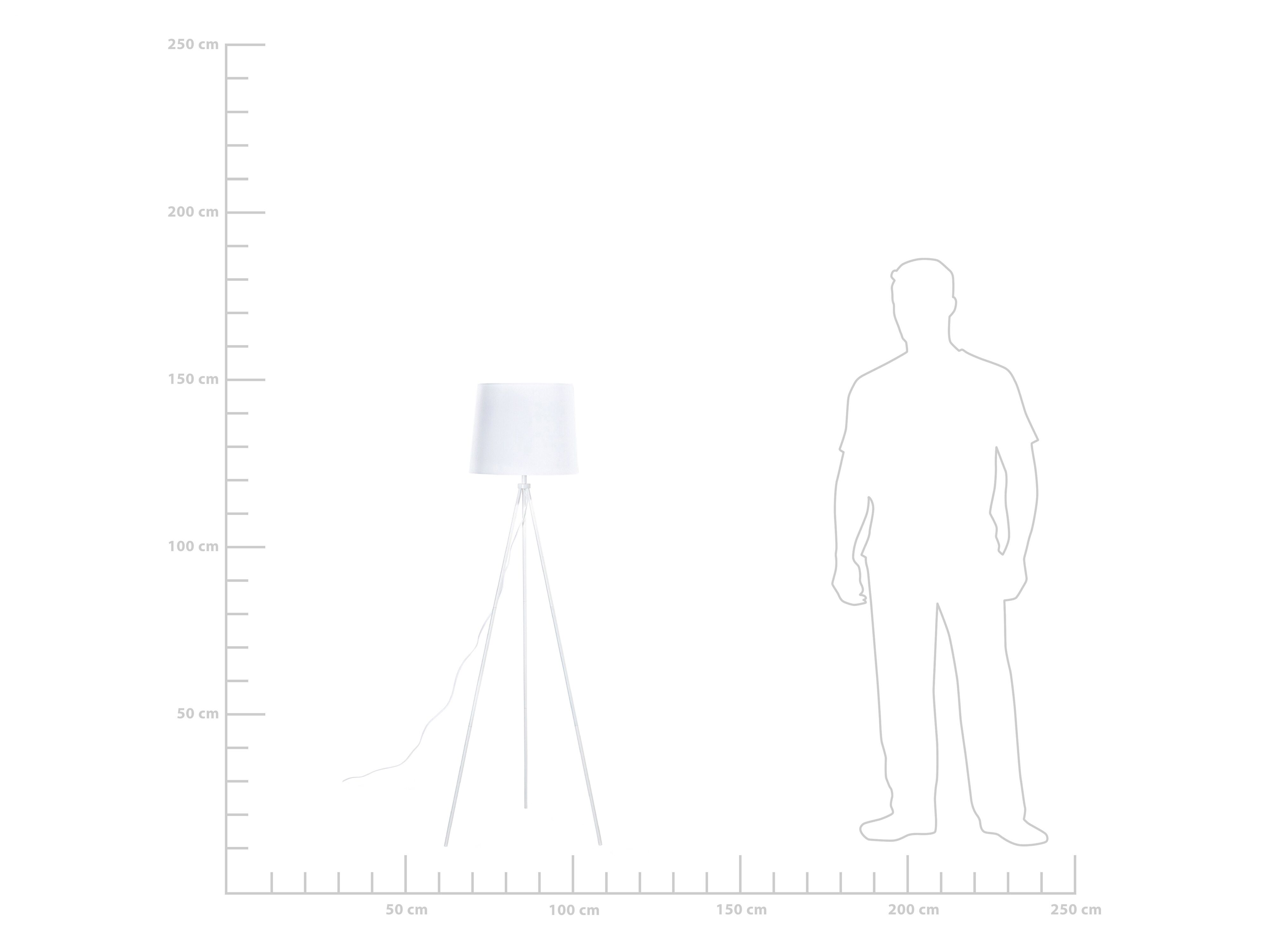 Lampa podłogowa biała SAMBRA