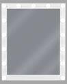 Metal LED Wall Vanity Mirror 50 x 60 cm White ODENAS_756946
