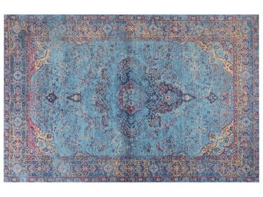 Dywan bawełniany 200 x 300 cm niebieski KANSU