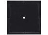 Květináč černý čtvercový 50x50x46 cm PAROS_700910