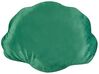 Velvet Seashell Cushion 47 x 35 cm Green CONSOLIDA_889219