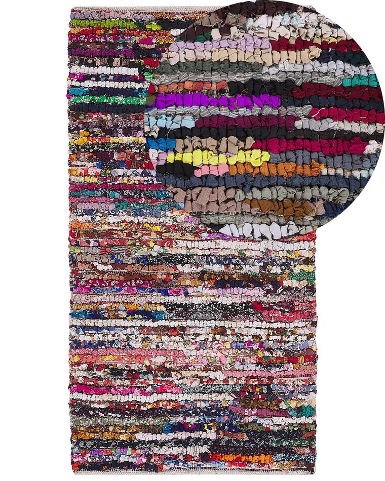Tappeto rettangolare multicolore 80 x 150 cm BAFRA_609469