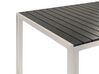 Zestaw ogrodowy stół i 2 ławki czarny NARDO_862909
