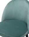 Lot de 2 chaises en velours vert VISALIA_711012