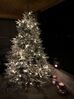 Künstlicher Weihnachtsbaum schneebedeckt 210 cm weiß BASSIE_786572