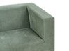 3 Seater Fabric Sofa Green FLORO_916623