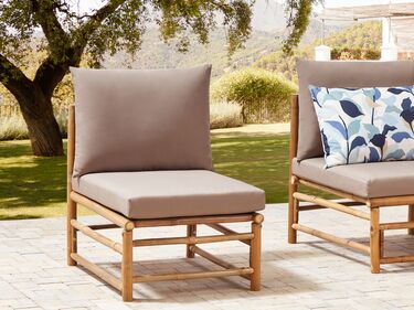 Bamboo Garden 1-Seat Section Taupe CERRETO