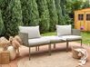 2 Seater Convertible Garden Sofa Set Green TERRACINA_863718