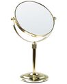 Miroir de maquillage ø 20 cm doré AVEYRON_848234