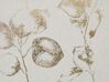 Lot de 2 coussins imprimé floral ecru 45 x 45 cm GOMPHRENA_818553