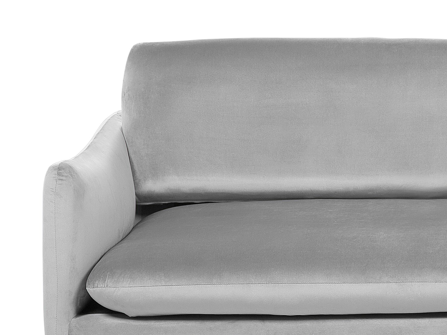 3 Seater Velvet Sofa Grey VINTERBRO Beliani.hu