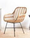 Rattan Accent Chair Natural CANORA_736219