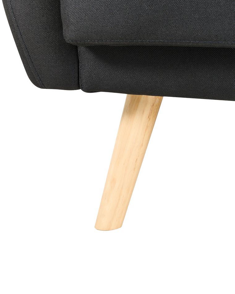 Fabric Armchair Black FLORLI Beliani.co.uk