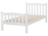 Wooden EU Single Size Bed White GIVERNY_752687