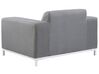 5 Seater Garden Sofa Set Grey with White ROVIGO_784934