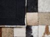 Dywan patchwork skórzany 140 x 200 cm wielokolorowy CERLI_743077