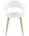 Set of 2 Dining Chairs White UTICA_775311