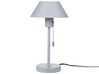 Metal Table Lamp Light Grey CAPARO_877428
