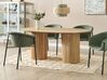 Oválny jedálenský stôl 180 x 100 cm svetlé drevo SHERIDAN_868104