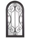 Metal Window Wall Mirror 50 x 98 cm Black CAMPEL_819027