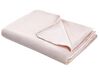 Capa de cobertor pesado em tecido rosa 100 x 150 cm RHEA_887986