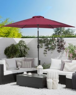 Aurinkovarjo viininpunainen ⌀ 270 cm VARESE Aurinkovarjo viininpunainen ⌀ 270 cm VARESE